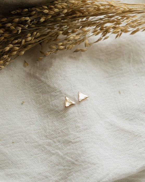Triangle Stud Earrings