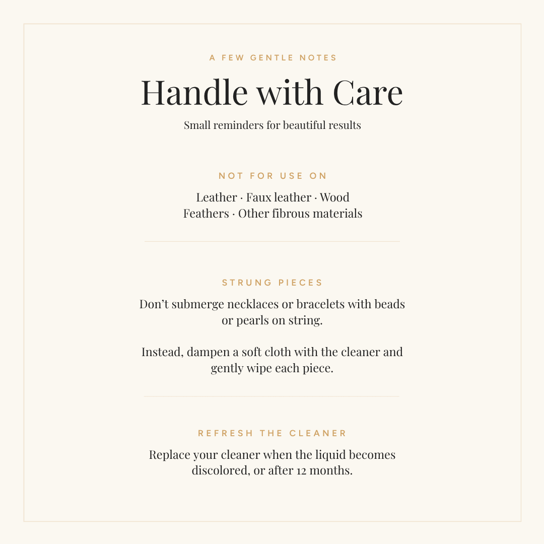 Gentle Jewelry Cleaner - Barberry & Lace