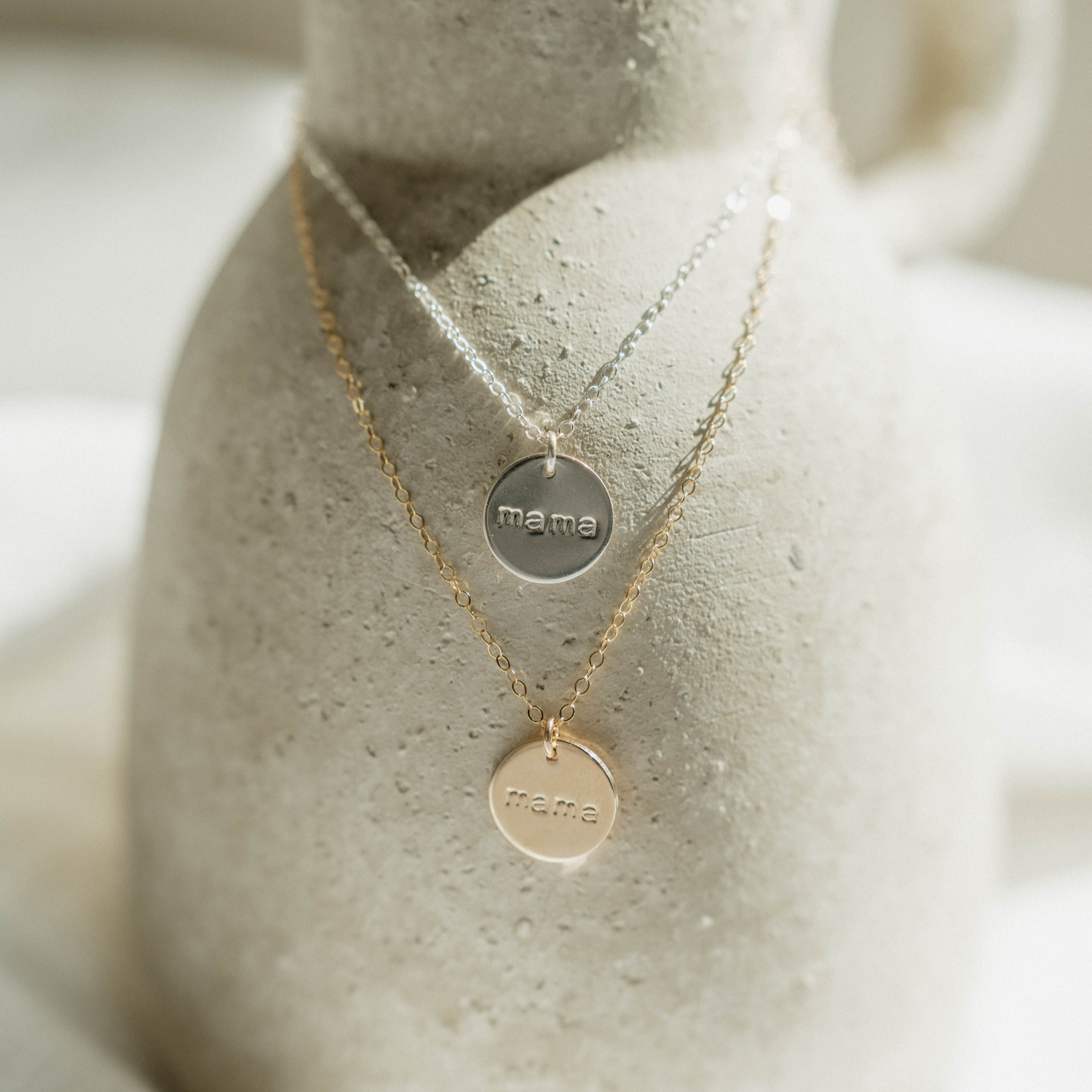 Mama Disc Necklace