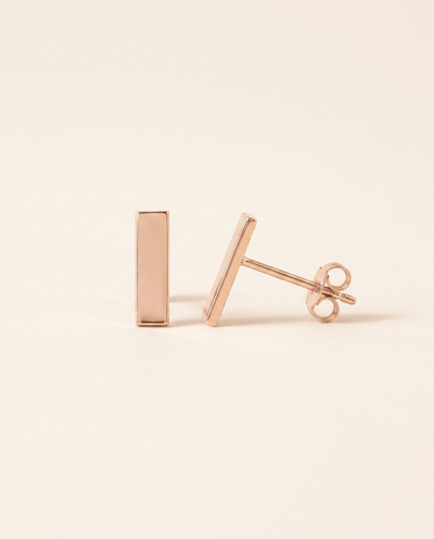 Bar Stud Earrings - Barberry & Lace