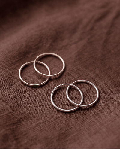 Endless Huggie Hoop Earrings - Barberry & Lace