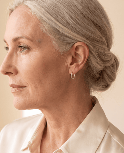 Endless Huggie Hoop Earrings - Barberry & Lace