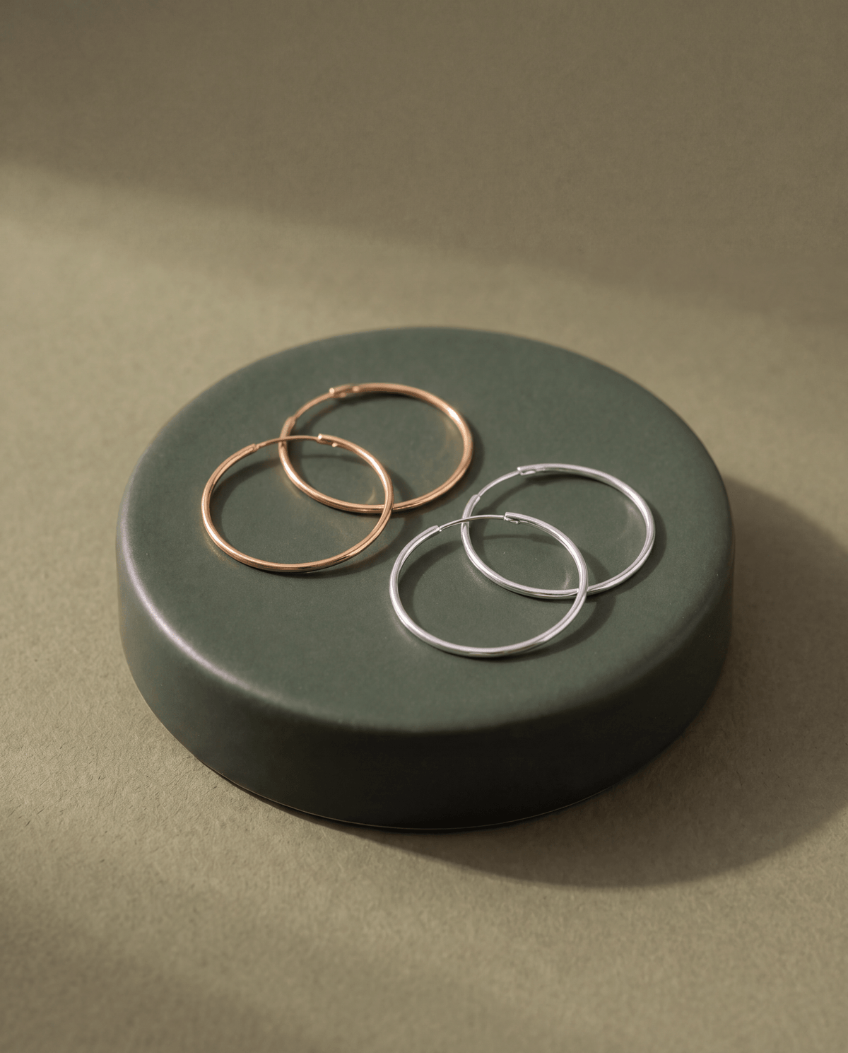 Endless Huggie Hoop Earrings - Barberry & Lace