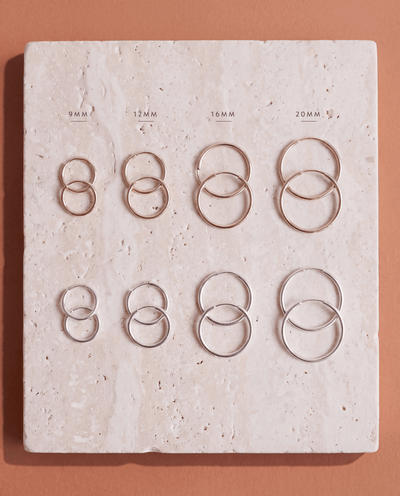 Endless Huggie Hoop Earrings - Barberry & Lace