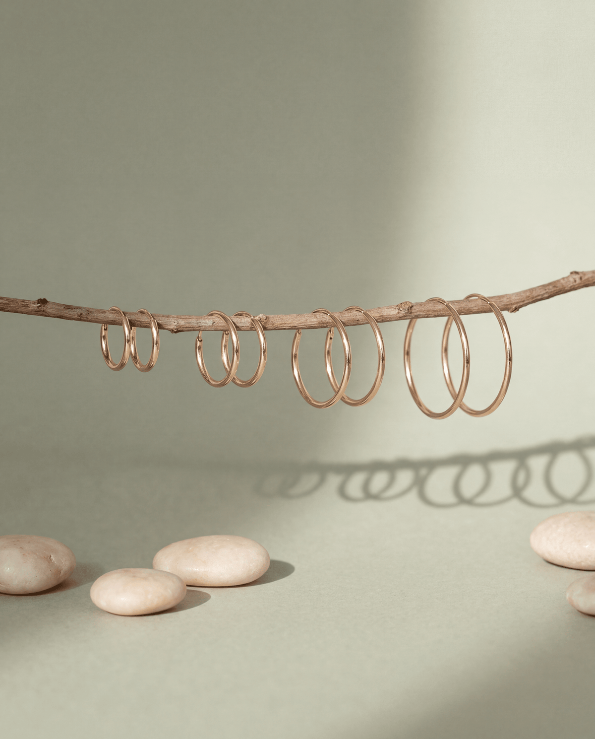 Endless Huggie Hoop Earrings - Barberry & Lace