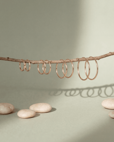 Endless Huggie Hoop Earrings - Barberry & Lace