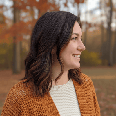 Falling Leaf Earrings - Barberry & Lace