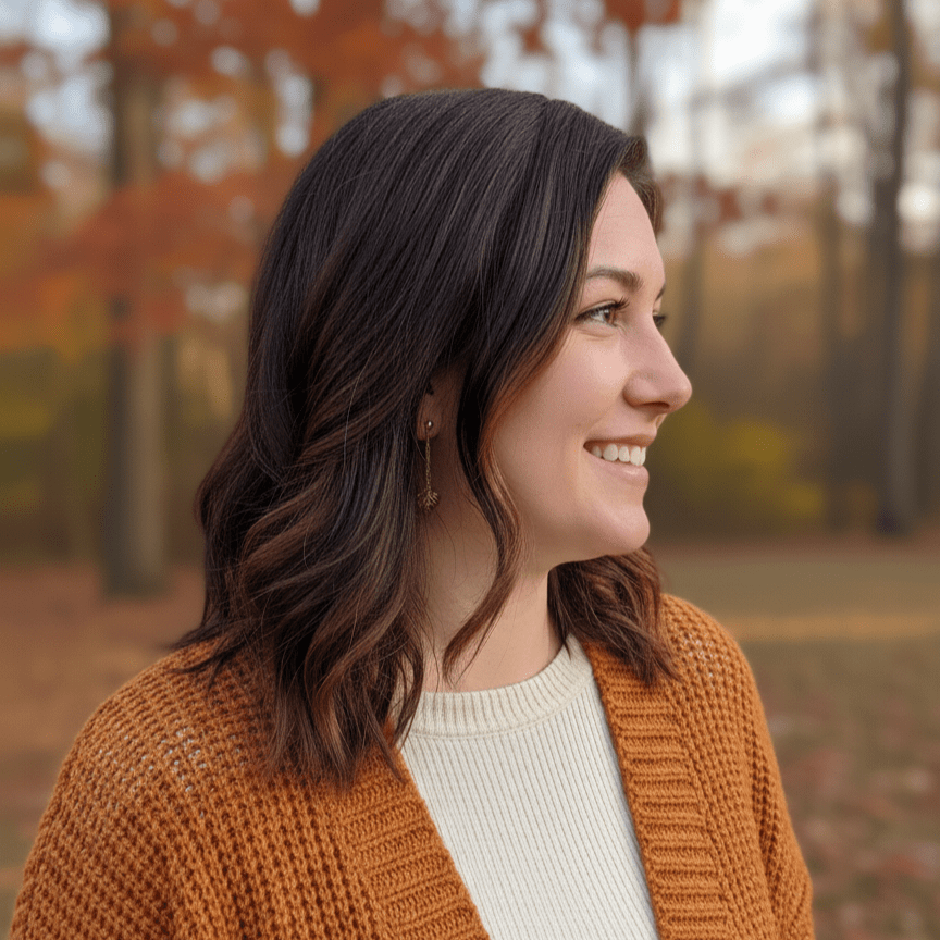 Falling Leaf Earrings - Barberry & Lace