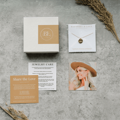 Floral Hoop Earrings - Barberry & Lace