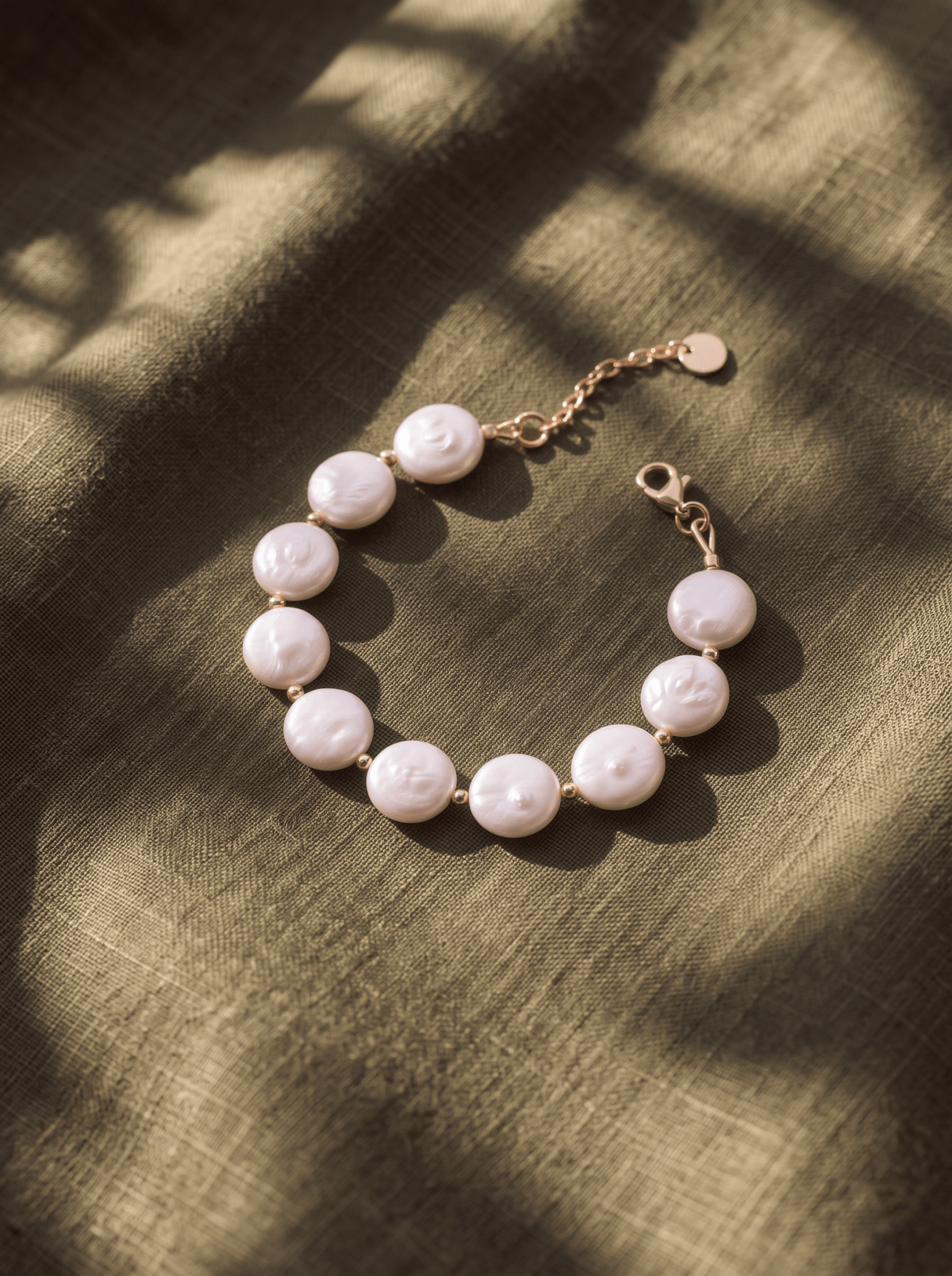 Freshwater Pearl Bracelet - Barberry & Lace