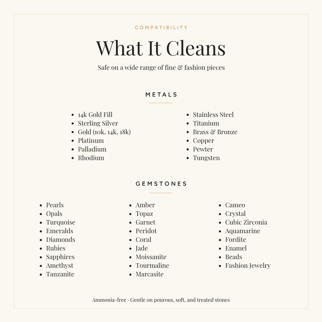 Gentle Jewelry Cleaner - Barberry & Lace