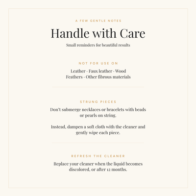 Gentle Jewelry Cleaner - Barberry & Lace