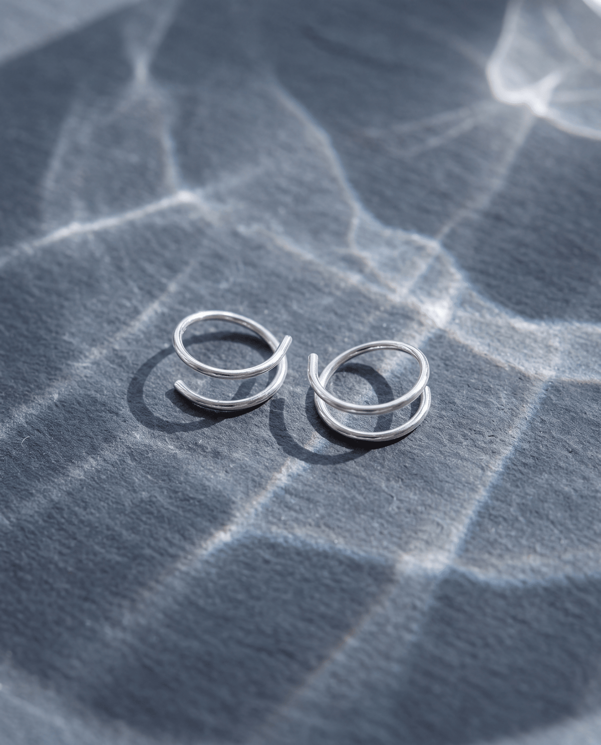 Twist-In Double Huggie Hoop Earrings - Barberry & Lace