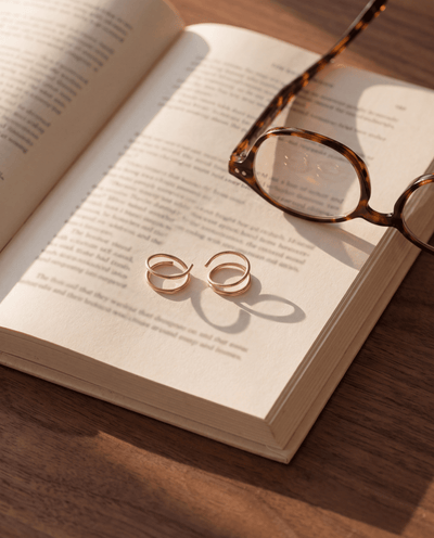 Twist-In Double Huggie Hoop Earrings - Barberry & Lace