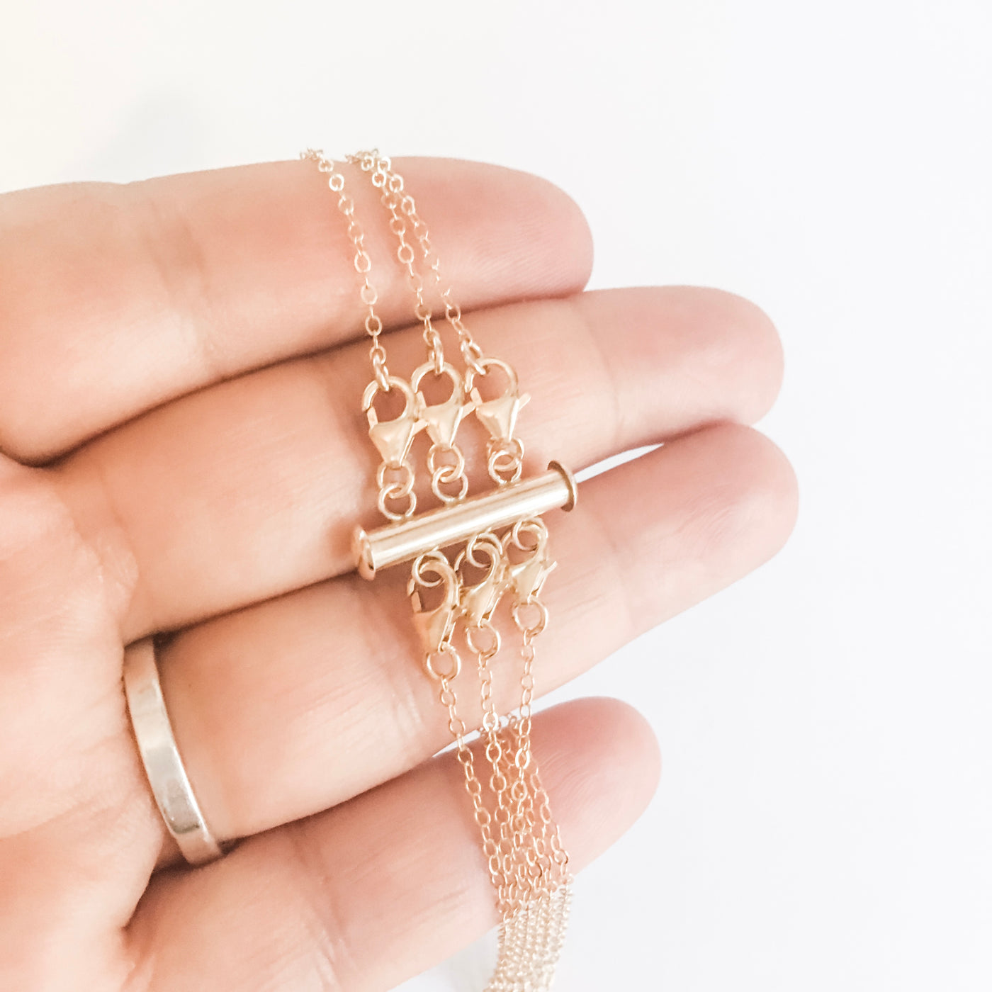 Layering Necklace Adapter - Barberry + Lace