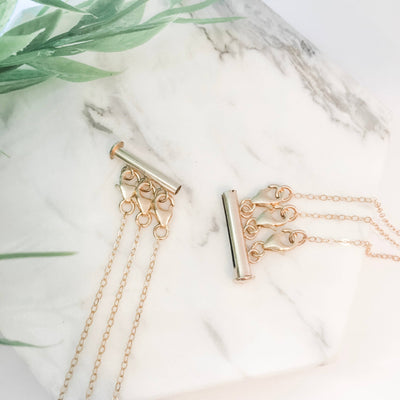 Layering Necklace Adapter - Barberry + Lace