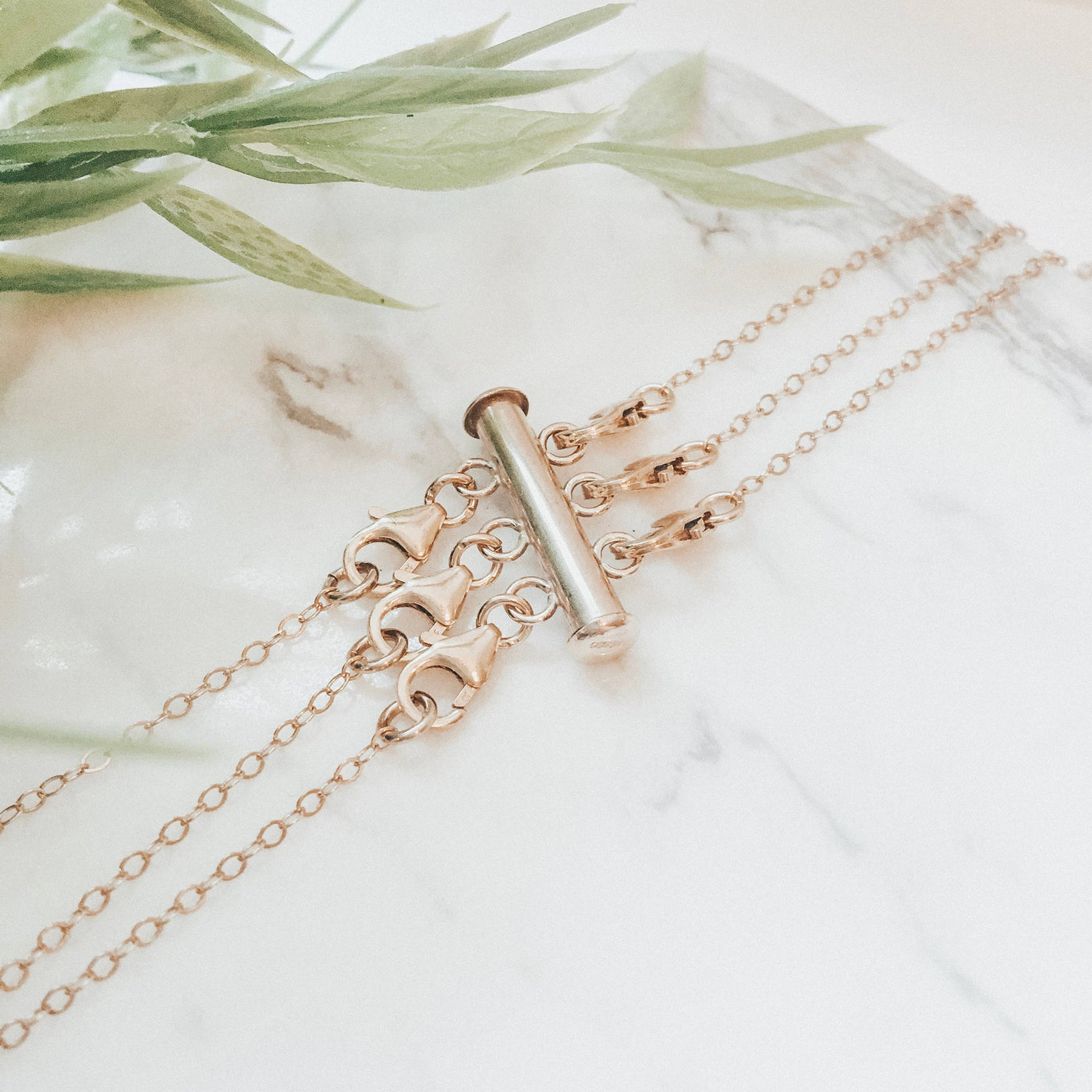 Layering Necklace Adapter - Barberry + Lace