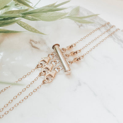 Layering Necklace Adapter - Barberry + Lace