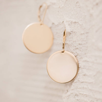 Classic Disc Earrings