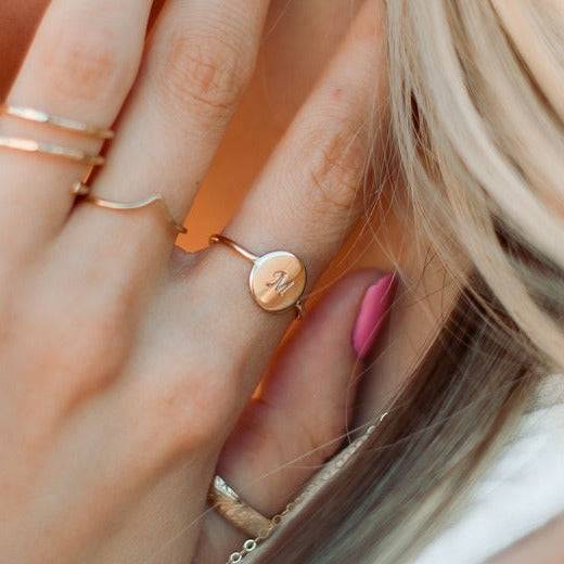 Personalized Circle Ring