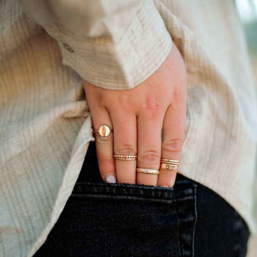 Personalized Circle Ring
