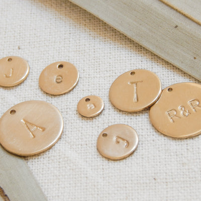 Stamped Disc Pendant
