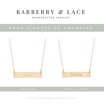 5/8" Personalized Disc Necklace