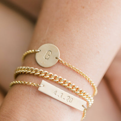 Personalized Disc Bracelet