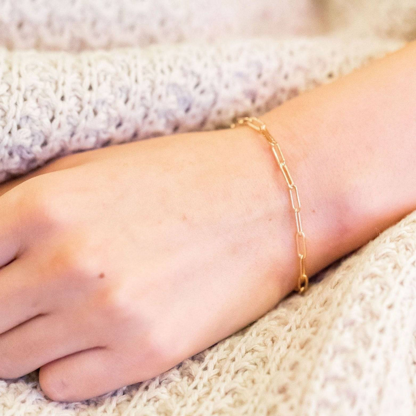 Paperclip Chain Bracelet